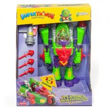 Robot Turbo Warrior Speed Transformable en Moto Superthings - Incluye Accesorio Exclusivo y Superthing - Jugabilidad única