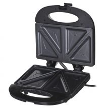 Esperanza TKT002K Titanum Sandwich Maker, 700 W, Metal PC, Black, features a compact design, easy clean surface, and non-stick plates for versatile cooking.