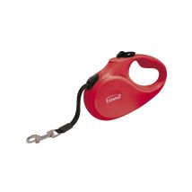 ICA Correa Extensible EXTENXI Roja (XS, S, M) - Paseo Ergonómico con Sistema de Frenado D-Lock para Perros de hasta 25 kg