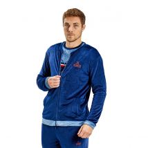 Munich-Chaqueta de Pijama Terciopelo Manga Larga MUDP0153 para Hombre