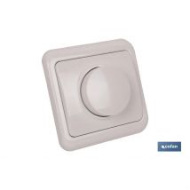 Regulador de Luz de Empotrar Cofan Pacific 16A 250V 500W Blanco