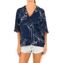 Superdry-Blusa manga corta y cuello de solapa W4010021A para Mujer