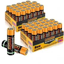 Batería de Carbón AA-R6 y AAA-R03  de 1,5 Voltios Alto rendimiento, Pilas Gama Performance 24-96Pcs Extrastar