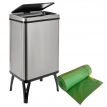 Wellhome Cubo de Basura Inteligente de 40L - Gris