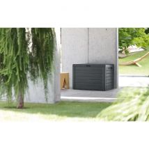KG KITGARDEN - Arcón Multiusos de Exterior, Capacidad 140L, 55x59x46cm, Gris Antracita - MULTISTORAGEBOX