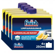 Finish Limpiamáquinas Limpieza Profunda Limón Lavavajillas 4x 250ml