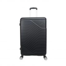 Maleta de viaje barata grande Benzi BZ5747 negra de 76 x 47 x 26 cm. muy ligera 3,8 kg. 4 ruedas dobles giratorias 360º. Cerradura de combinación. Excelente relación calidad-precio. (NEGRA)