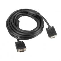 LANBERG CABLE VGA MACHO/MACHO FERRITA 5M NEGRO