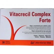 Vitacrecil Complex Forte Vigor y Crecimiento para el Cabello y Uñass. 30 sobres