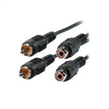 Cable de extensión 2 x RCA macho/hembra 10m