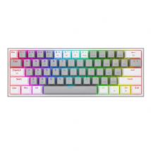 Redragon - Fizz Pro Teclado Mecanico Gaming Inalámbrico Rgb Español la Gris/blanco