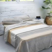 NATURALS - Juego de Sábanas Estampadas 3/4 Piezas Otoño Invierno - 7 Modelos Diferentes - Incluye Sábana Bajera + 1/2 Fundas de Almohada - Algodón Franela Extra Suave - Cama 90/105/135/150/180