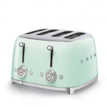 Tostador Smeg TSF03PGEU - Vintage, de colores, Potencia 2000W