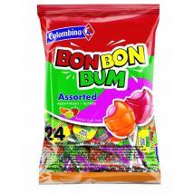 COLOMBINA- BON BON BUM DIFERTENES SABORES BOLSA DE 24 UND.