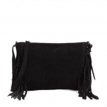 Firenze Artegiani. Altare bolso bandolera mujer. Piel auténtica Gamuza. Made in Italy. Vera Pelle Italiana.