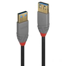 Lindy - 36761 cable USB USB 3.2 Gen 1 (3.1 Gen 1) 1 m USB A Negro 36761