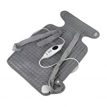 COFAN - Almohadilla Eléctrica Térmica Gris | Medida: 65 x 38 cm | Con 6 Niveles de Calor