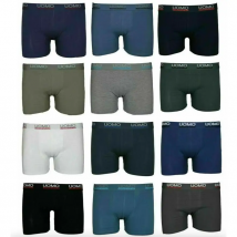 12 Calzoncillos Boxer Algodón muy comodos con cintura elastica