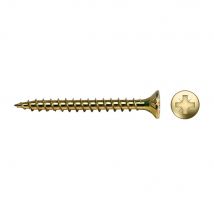 Celo 9B4520Vlox - Tornillo para Madera Velox Rosca Completa Cabeza Avellanada Impronta Pz Diámetro 4,5X20 Mm, Bicromato, 500 Unidades