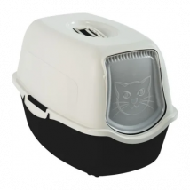 Rotho My Pet Bailey Eco Toilet Arenero para Gatos Negro y Blanco