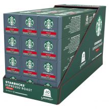 STARBUCKS by NESPRESSO - Descafeinado Espresso Roast - Tueste Intenso, intensidad 11 - 12x10caps (120 cápsulas)