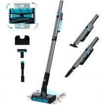 Cecotec Aspiradora Escoba sin Cable Ultraligera - Scoba 2100 Twice. 210W y 20 kPa, Motor Digital Brusless, Autonomía 45 mins, Cabezal Motorizado Omnidireccional con Doble Cepillo, 2 Accesorios