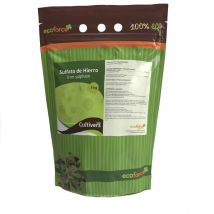 CULTIVERS Sulfato de Hierro Heptahidratado 5 kg múltiples uso Hogar y Jardín. Abono Natural  Plantas aporte de Hierro