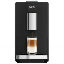 Solac - Cafetera Superautomática 1350W  19Bar  Espresso y Latte  4 Menús Predefinidos  Pantalla Digital  Limpieza Automática  Café con Molinillo Incorporado  Calentamiento Thermoblock