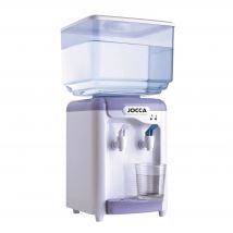 Elegante dispensador eléctrico Jocca de agua fría y del tiempo con depósito de 7 litros para la casa, el trabajo o la residencia disponible en color blanco y azul o blanco y turquesa