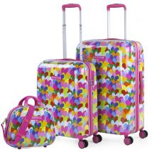Agatha Ruiz De La Prada - Juego Maletas De Viaje - Maleta Mediana Y Maleta De Cabina - Maleta Infantil Niña. Set Maletas De Viaje Ligeras -  Juego De Maletas. Candado TSA 131100B