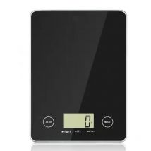 Peso para Cocina, Báscula Digital de Cocina con Pantalla LCD, Peso Eléctrica para Comida, Balanza Cristal Templado Hornear, Alimentos, Reposteleria, etc 5 kg