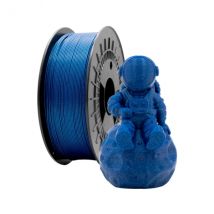 Filamento 3d pla glitter - diametro 1.75mm - bobina 1kg - color azul | pla glitter - diametro - bobina - color azul