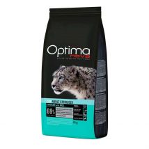 Optima Nova Gatos Esterilizados Pienso con Pollo y Arroz 2Kg - 6Kg,  Pienso seco para Gatos