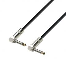 Cable de Sonido Adam Hall JACK 6,3 Mono a JACK 6,3 Mono Acodado de Alta Calidad 0,15m
