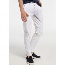 SIX VALVES - Pantalón Chino Saten Color Slim  - Tallaje en Pulgadas- Tallaje en Pulgadas