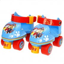 La Patrulla Canina Patines 4 ruedas, talla 22 a 29, máx. 20 kg, niños +3 años, medidas, talla ajustable, freno delantero, diseño colorido, desarrollo de la motricidad fina y estabilidad, actividades