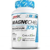 Amix Nutrition MagneChel® - Magnesio Bisglicinato Quelado de Alta Absorción  Complemento Alimenticio en Cápsulas Vegetales  Apoyo para la Función Muscular, el Sistema Nervioso, la Salud Ósea y el