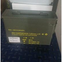 hmd ,caja  vacia del ejercito de tierra  fabricadas en españa