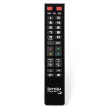 Mando Universal Programable Superior para TV y VCR con Teclas Grandes