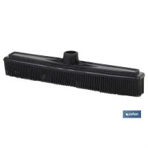 Cofan - Cepillo de Barrer de Caucho Versátil con Cerdas de Caucho Suave; 1 UNIDAD