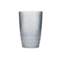 Bidasoa IKONIC Vajilla Vidrio Diario 6 Vasos Altos 35cl Gris