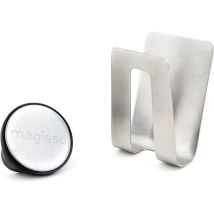 Porta Esponja para Fregadero en Acero Inoxidable | Soporte Magnético de Esponja