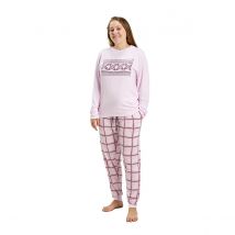 Munich-Pijama Manga Larga Cuello Redondo MU6 para Mujer