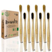 Cepillo de Dientes Biowhite 100% Bambú | Blanqueador y Ecológico