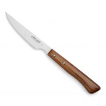 Arcos Cuchillo Chuletero de Mesa - Hoja de Acero Inoxidable NITRUM 110 mm - Mango de Madera Comprimida - Ideal para Carnes - Serie Cuchillos de Mesa