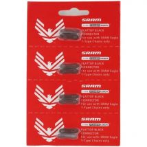 SRAM | Eslabón De Cadena Eagle Flattop T-Type Powerlock  4 Uds  Negro - Diseñado para usarse en cadenas T-Type, el PowerLock Eagle Transmission ofrece la misma fiabilidad rotunda que