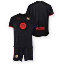 FCB Conjunto Camiseta y Pantalón del FC Barcelona Temporada 24/25 Replica con Licencia Oficial - Dorsal Liso niño Talla 12 años
