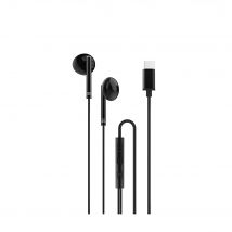 Xo ep29 auriculares tipo c - fuertes graves - cable 1.2m - color negro