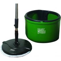 EasyClean Smart Fregona Giratoria | Set completo de mopa con cubo escurridor anti-salpicaduras | Elimina más del 99% de bacterias y virus incluso solo con agua * | Hecho 100% de Microfibra para