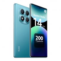 Xiaomi Redmi Note 14 Pro 4G Smartphone NFC Pantalla AMOLED 6.67" Resolución 2400 x 1080 Tasa actualización 120Hz Cámara trasera principal 200 MP OIS Cámara frontal 32 MP Procesador Helio G100-Ultra